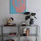 Minimalist figurative painting on stretched canvas by bODASCA
