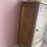 Bedside table / side table old solid wood (oak)