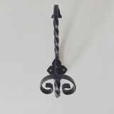 Vintage wrought iron coat rack
