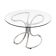 Glass table, Italian design, 1970s, manufactured by Gastone Rinaldi