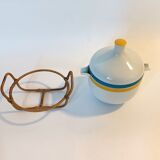 Wolf Karnagel porcelain soup bowl for Rosenthal Studio Line Germany 1970.