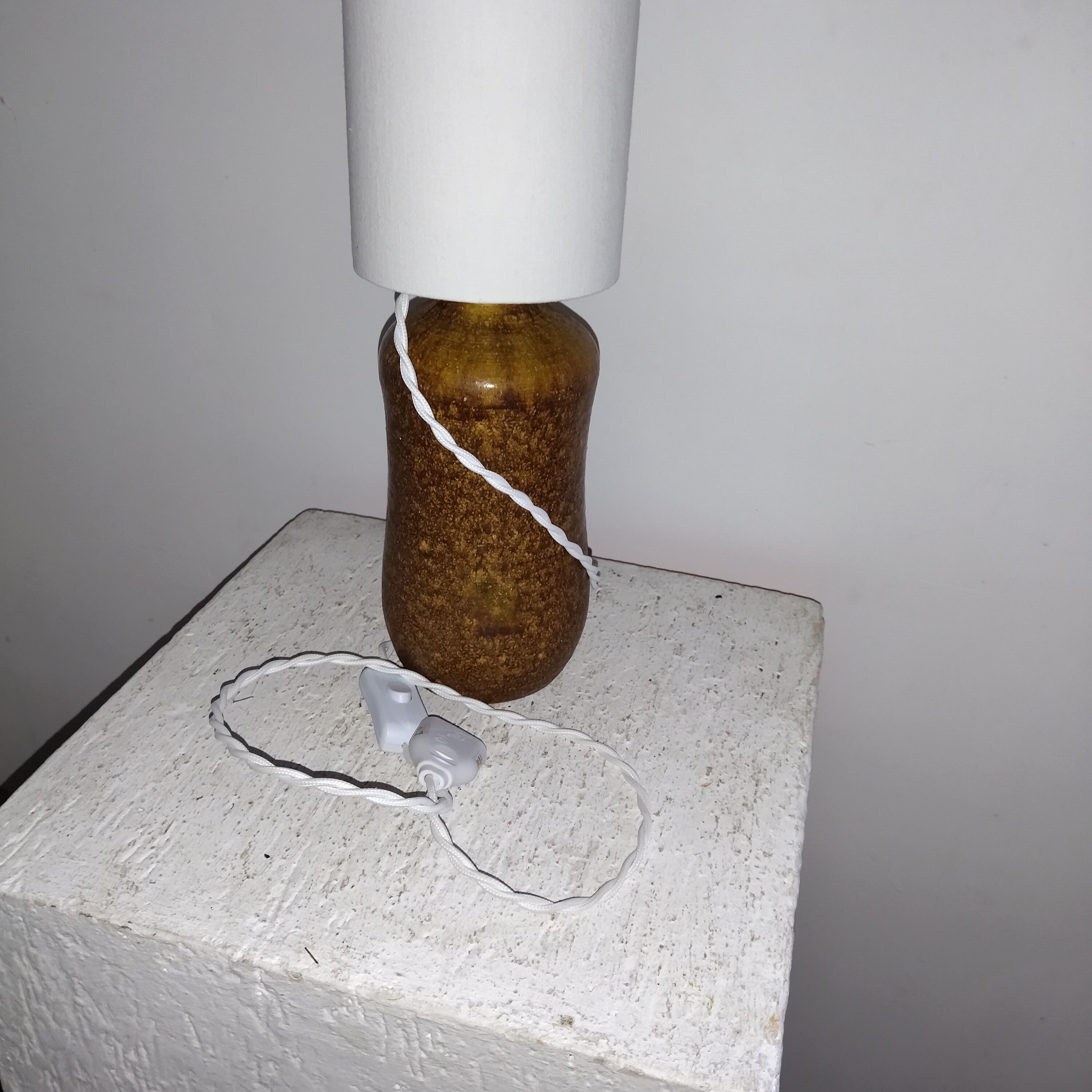 Lampe céramique 1950 Accolay 50's