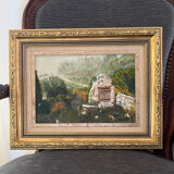 Peinture à l’huile « Le vieux Puy en Provence »