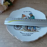 Decorative plate the old trades Knife ironer in the eighteenth century, small craft Paris