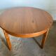 Scandinavian extendable table in teak