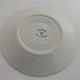 11 old Creil and Montereau dessert plates, Colbert service