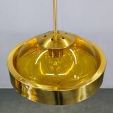 Space Age UFO Pendant Lamp by Kamenický Šenov, Czechoslovakia 1970s