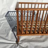 Lit d'enfant chêne 1950