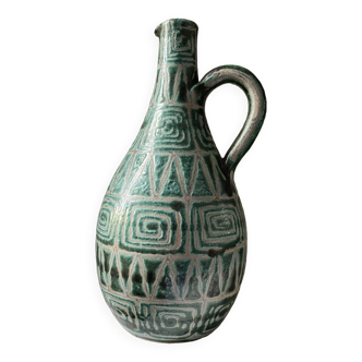 Ceramic pitcher by Robert Picault, Vallauris, circa 1950