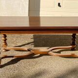 Rustic extendable French farmhouse table, Louis XIII period style extendable