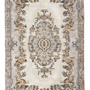7x10 Rug For Living Room Classic Vintage Turkish Rug, 201x324Cm SK 1871