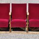 Vintage cinema bench 3 seats