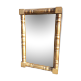 Mirror gilded frame decorated with balusters