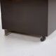 Mb16 brown lacquered chest by luigi caccia dominioni 70's azucena editor