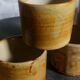 Six espresso cups in vintage sandstone
