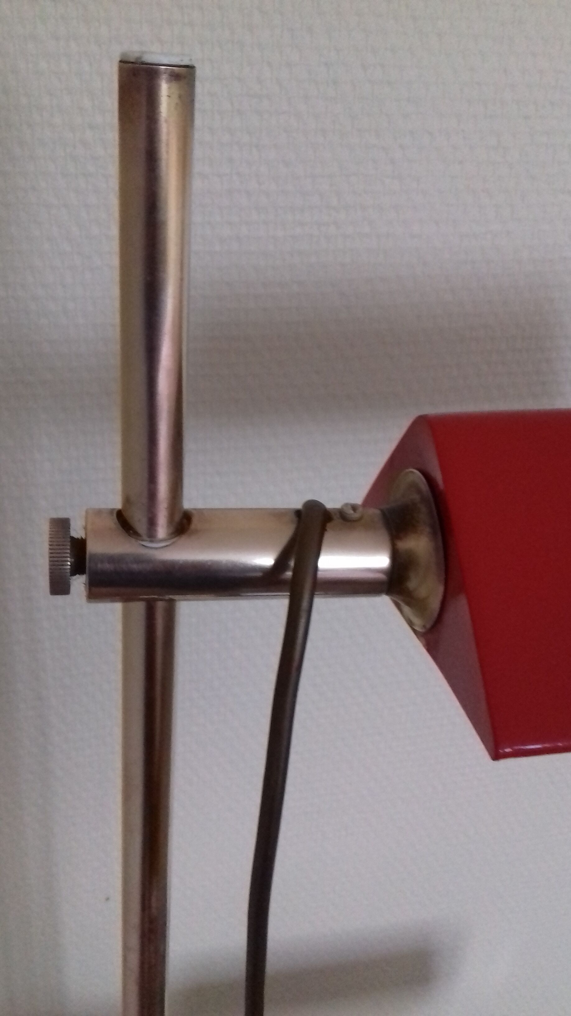 Brass-reading lampshade 50s
