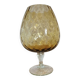 Empoli vase in amber blown glass – Italy, 1960s