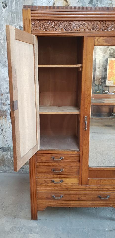 Art-deco style glazed cabinet