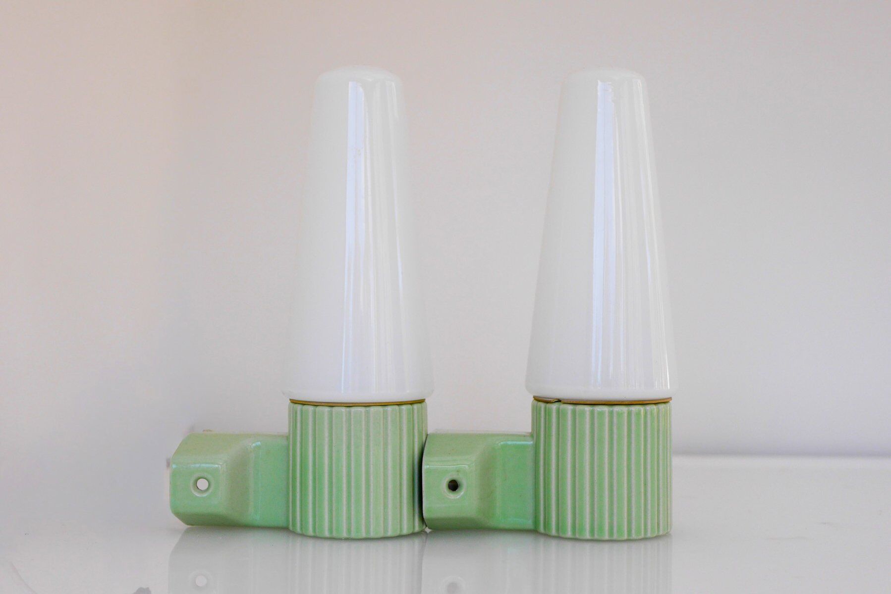 Wall sconces by Hans-Agne Jakobsson for Ifö, 1965, set of 2