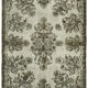 Handmade hi-low pile oriental grey rug, 1980s, 206 cm x 297 cm