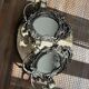 Rare pair of mirror sconces with putti. Napoleon III / Art Nouveau ~