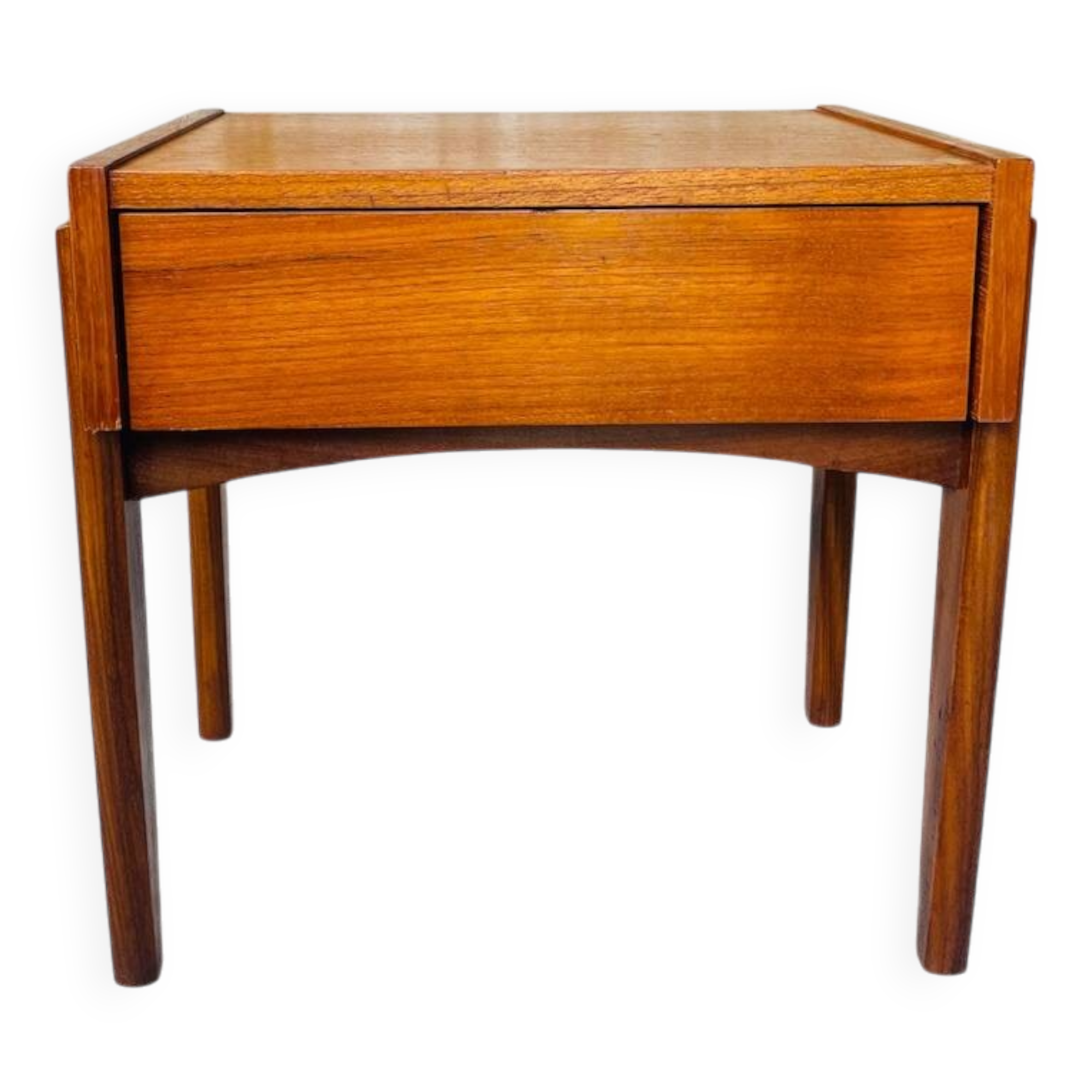 Vintage Scandinavian teak bedside table circa 1960's