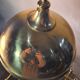 glass and brass lamp 1950 elec ok: 42x17, very good condition