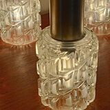 Lustre cascade doré 5 feux