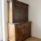 Antique wooden sideboard with marble top