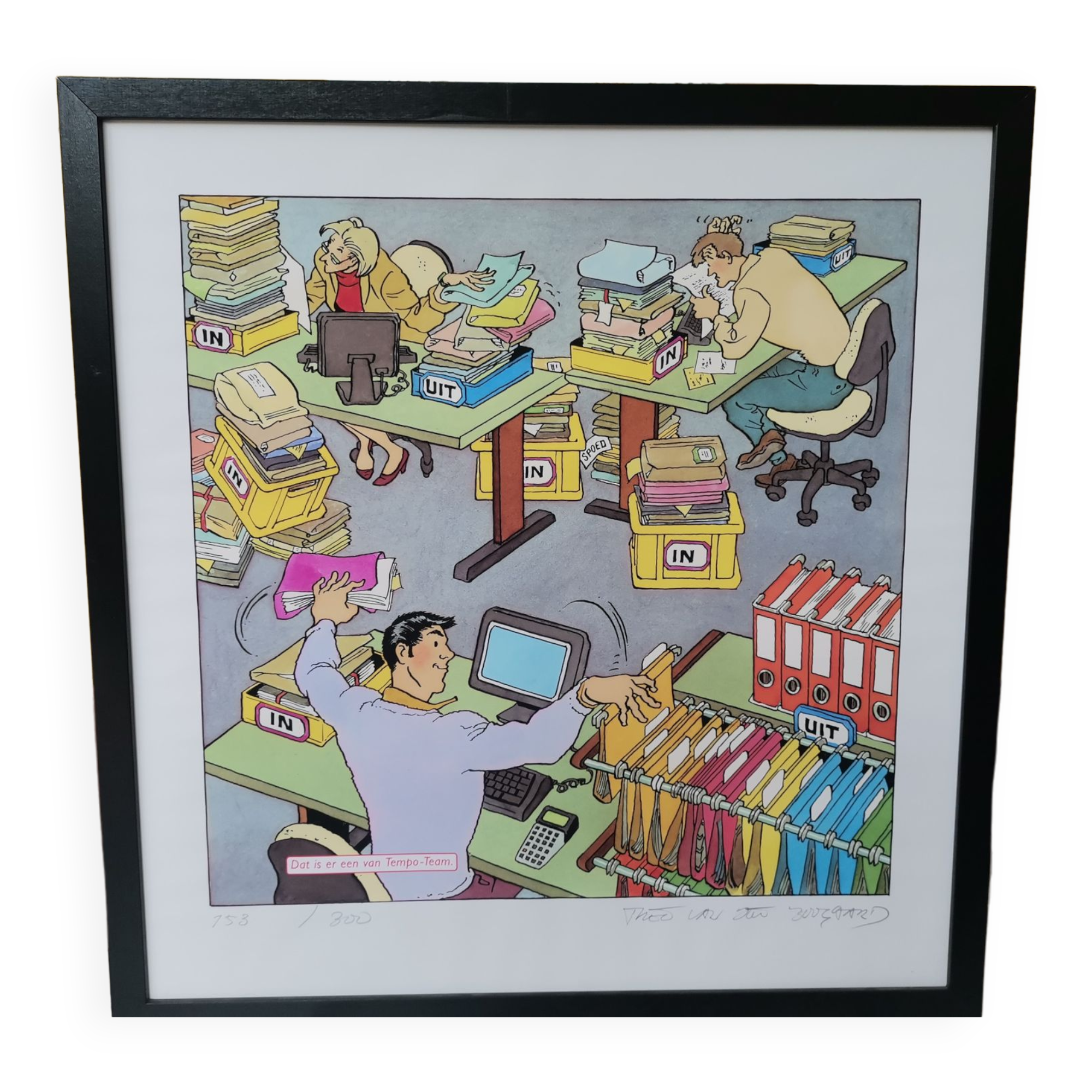 Theo van den Boogaard serigraphy