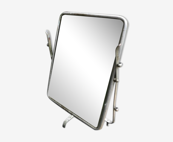 Miroir de barbier ancien 18x25cm
