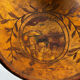 Table bouillotte/table jeu de Style Louis XVI en marqueterie vers 1900