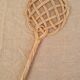Vintage rattan battoir mat tape