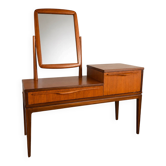 Scandinavian teak dressing table with adjustable mirror – 1960s