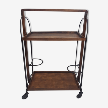 Vintage foldable service trolley