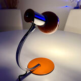 Targetti lamp vintage 1960s space age orange chrome