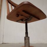 Vintage desk + chairs