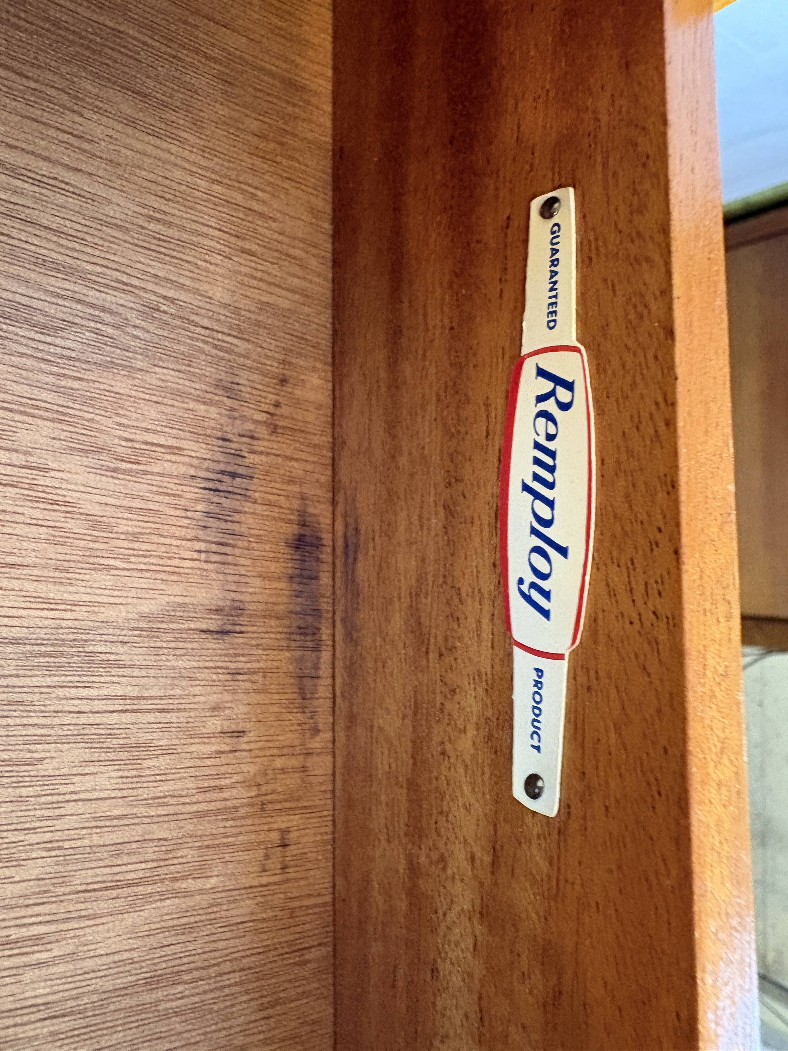 Mid Century Retro Teak Gentleman’s / Bachelor Wardrobe by Remploy 1960
