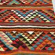 Old turkish narrow kilim runner 320x85 cm