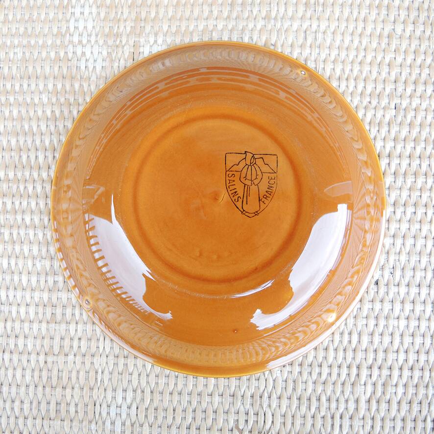 Antique earthenware dinner service from Salins (36 pcs)