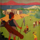 Affiche Roger Broders golf de la soukra Tunis plm Vaugirard 1932