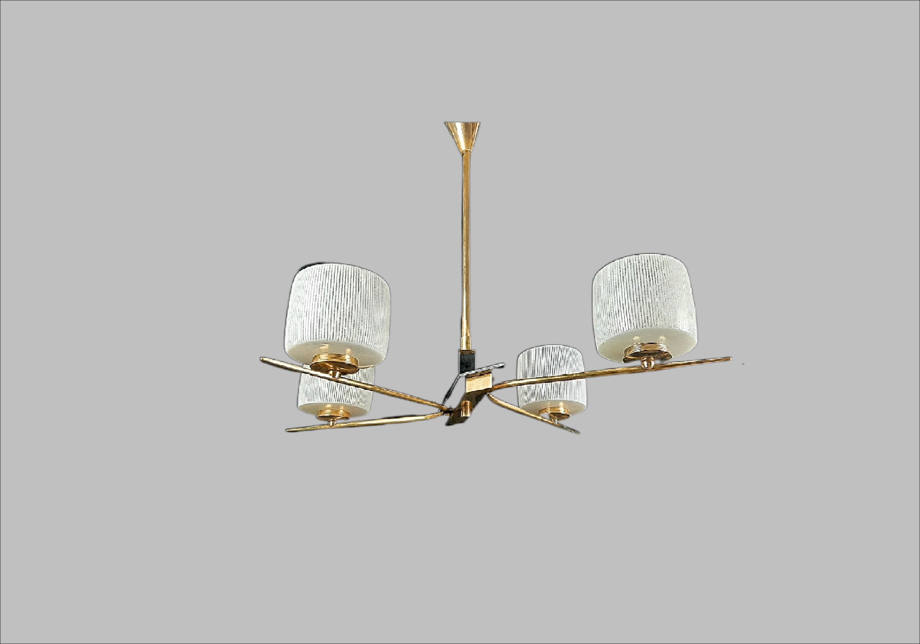 Vintage chandelier France 1960s