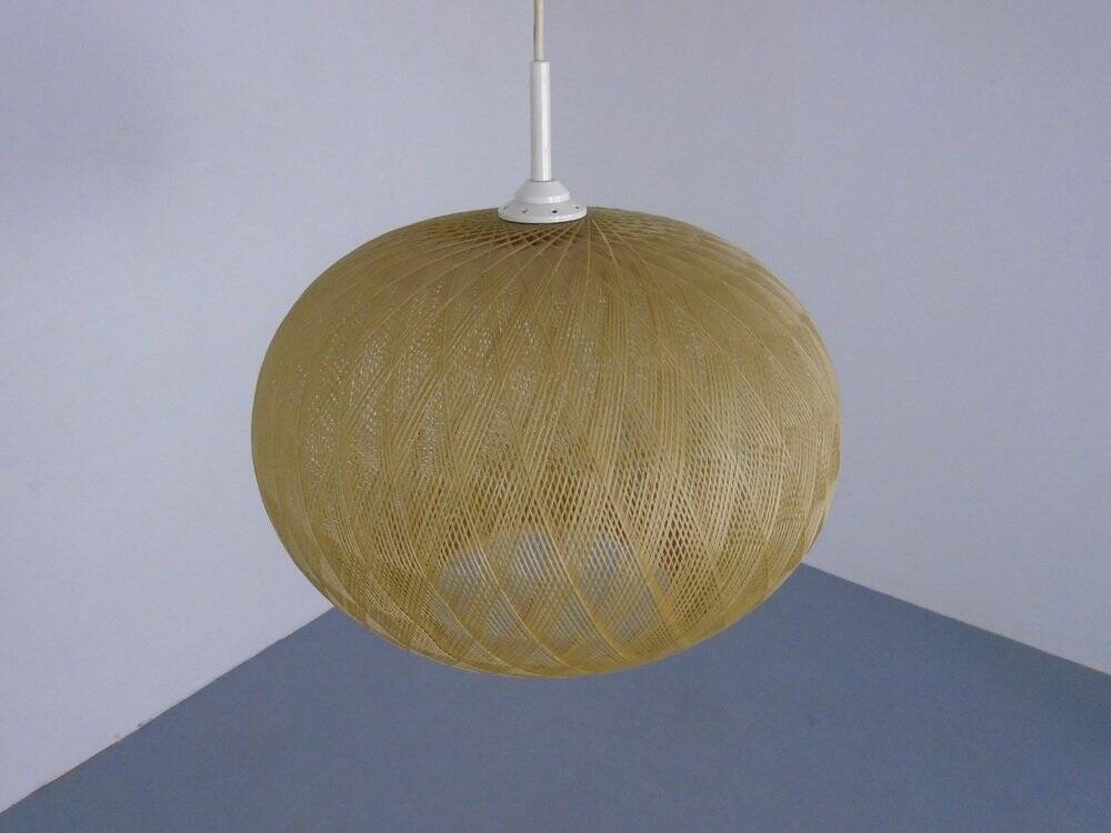 Spun Fibreglass Pendant Lamp, Germany, 1960s