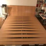 Sottiletto bed in bleached beech