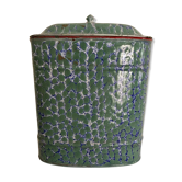 Old enamelled sheet metal wall fountain