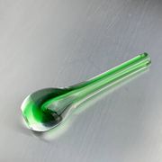 Vase soliflore vert sommerso par Seguso, Murano, Italie, 1970