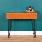 Retro Teak 1960s Tapley Console Table With Drawer