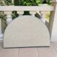 Folding oval table - height adjustable - metal and laminate - 60s/70s.