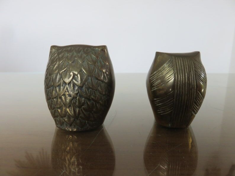 2sum sculptures in brass 60s 70s