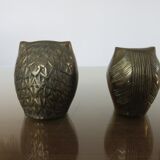 2sum sculptures in brass 60s 70s